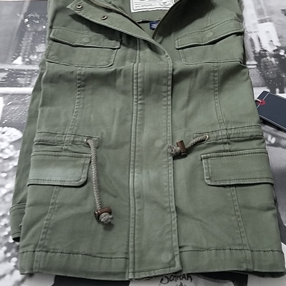 New!! Cherokee Heritage Cargo Tie Utility Jacket - Picture 6 of 8